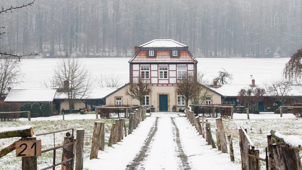 Historische Architektur auf dem Laves Kulturpfad